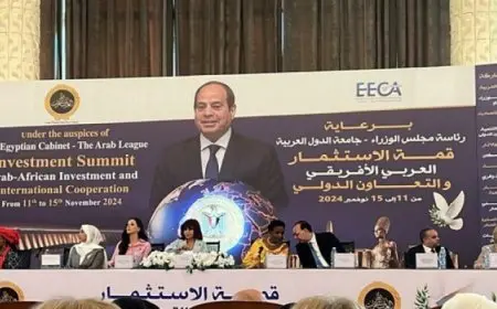 انطلاق قمة الاستثمار العربي الإفريقي والتعاون الدولى بالهيئة المصرية للمعارض