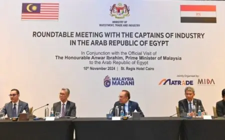 رئيس وزراء ماليزيا : فرص استثمارية كبيرة بين ماليزيا ومصر