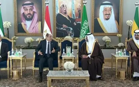 الرئيس السيسي يصل الرياض للمشاركة في القمة العربية الإسلامية غير العادية