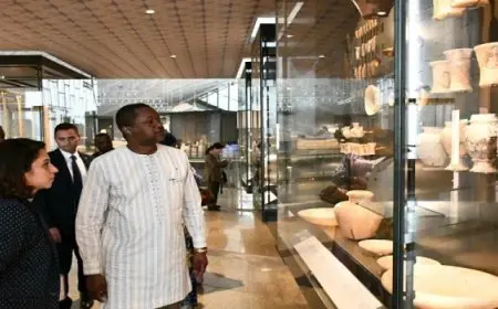 في إطار التشغيل التجريبي للمتحف الكبير .. المتحف يستقبل وزير خارجية بوركينافاسو وعمدة طوكيو