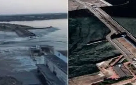 تضرر سد في شرق أوكرانيا.. ومخاوف من حدوث فيضان