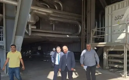 وزير الكهرباء يتفقد محطة توليد السويس البخارية ويوجه بمراجعة خطة التشغيل والصيانة