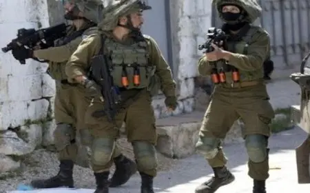 قوات الاحتلال تقتحم مدينة طولكرم الفلسطينية وتحاصر منزلاً في عزبة الجراد شرقًا