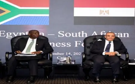 وزيرا خارجية مصر وجنوب أفريقيا يشاركان في منتدى الأعمال المشترك المصري الجنوب إفريقي
