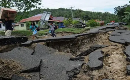 زلزال بقوة 6.7 درجة يضرب قبالة سواحل بابوا غينيا الجديدة