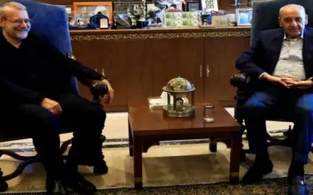 لاريجاني وبري يبحثان جهود وقف إطلاق النار في لبنان