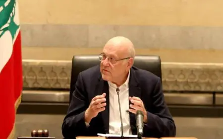 ميقاتي: أولوية حكومة لبنان هي تنفيذ قرار مجلس الأمن 1701