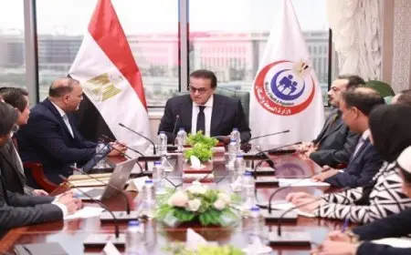 وزير الصحة يبحث مع وفد إحدى شركات الدواء سبل التعاون في القطاع الصحي