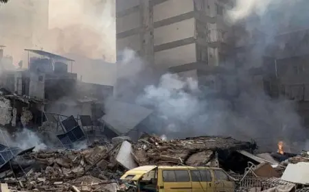 غارات عنيفة على الضاحية الجنوبية .. واعتراض صواريخ ومسيرات بسماء إسرائيل