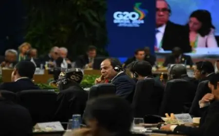 الرئيس السيسي يجري لقاءات جانبية على هامش قمة العشرين