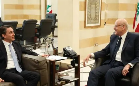 ميقاتي لهوكستين: الأولوية لحفظ السيادة اللبنانية