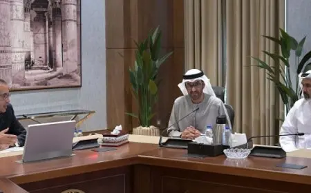 رئيس الوزراء يبحث مع وزير الصناعة والتكنولوجيا المُتقدمة الإماراتي تعزيز التعاون في مُختلف القطاعات