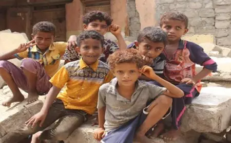 الأمم المتحدة: 9.8 ملايين طفل يمني بحاجة لمساعدة إنسانية