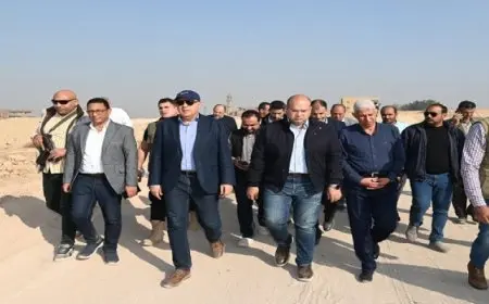 سويلم يقوم بجولة تفقدية مفاجأه لتفقد حاله المخرات ومنشآت الحماية من أخطار السيول بمحافظة الجيزة