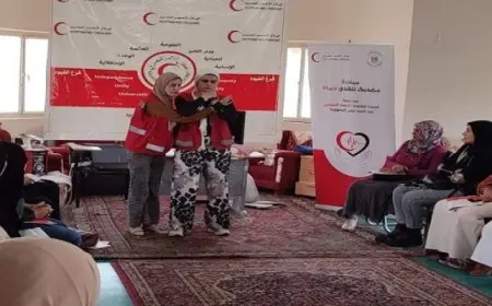 الهلال الأحمر المصري يواصل فعاليات مبادرة “بإيديك تنقذى حياة” بالتعاون مع التضامن الاجتماعي