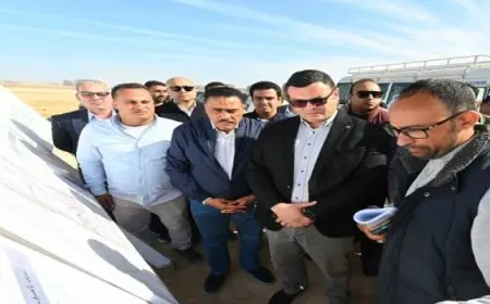 وزير الإسكان ومحافظ مطروح يتفقدان منطقة “شمس الحكمة”