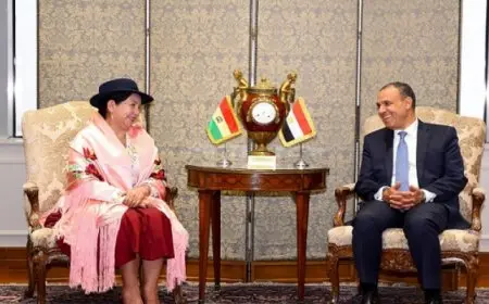 وزير الخارجية يبحث مع نظيرته البوليفية تعزيز العلاقات الثنائية في مختلف المجالات