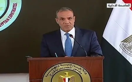 بال- خلال مؤتمر صحفي.. وزير الخارجية: نشيد بالعلاقات الثنائية بين مصر وبوليفيا ونسعى لتطويرها