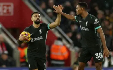 صلاح يقود ليفربول للابتعاد في الصدارة بالفوز على ساوثهامبتون