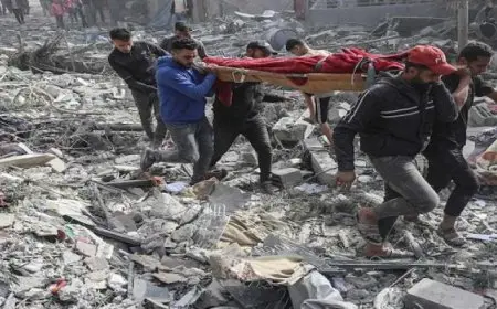 استشهاد 7 فلسطينيين في قصف الاحتلال الإسرائيلي مناطق في قطاع غزة