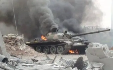 استشهاد 6 أشخاص بينهم عسكريان جراء هجوم إسرائيلي بريف حمص