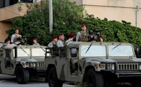 الجيش اللبناني : نستعد لاستكمال الانتشار في الجنوب وندعو النازحين للتريث في العودة