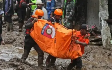 وفاة 27 شخصا إثر انهيارات أرضية في سومطرة الإندونيسية