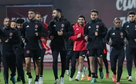 الأهلي يستأنف تدريباته استعدادا لمواجهة البنك الأهلي في الدوري الممتاز