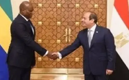 رئيس الجابون: أولي أهمية كبيرة للعلاقات الأخوية والمتميزة بين مصر والجابون منذ عام 1970