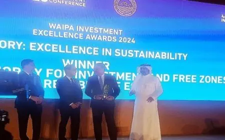 الهيئة العامة للاستثمار تحصل على جائزة التميز في الاستدامة خلال مؤتمر الاستثمار الدولي