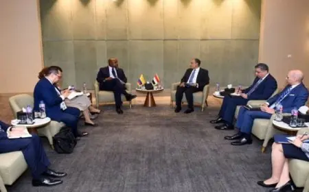 وزير الخارجية يشيد بموقف كولومبيا المشرف من القضية الفلسطينية