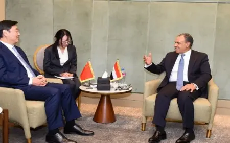 وزير الخارجية يؤكد لمبعوث الصين للشرق الأوسط على عمق العلاقات بين البلدين