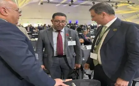 وزير الزراعة يلتقي ممثل رئيس الوزراء الباكستاني ورئيس المجموعة الأفريقية للمفاوضين