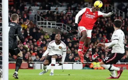 قمة نارية بين أرسنال ومانشستر يونايتد في البريميرليج الليلة