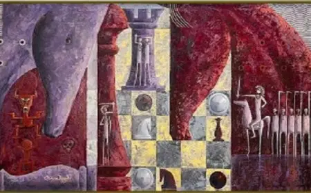 افتتاح معرض صراع فوق المربعات للفنان حسن داوود بجاليري ضي الزمالك الأحد المقبل