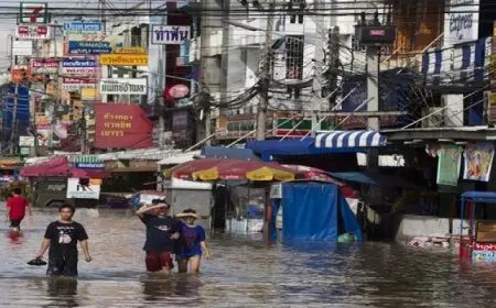 ارتفاع حصيلة الفيضانات في تايلاند إلى 29 قتيلاً