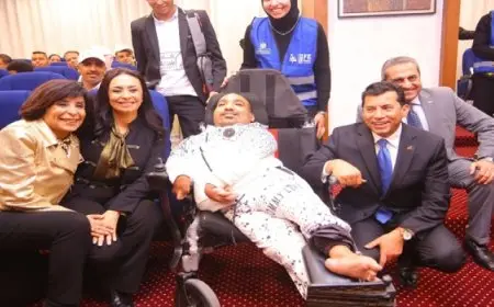 وزيرا التضامن الاجتماعي والشباب والرياضة يلتقيان وفدا من الأبناء ذوي الإعاقة بمقر شركة العاصمة الإدارية