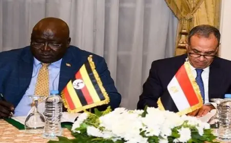 مصر وأوغندا تصدران إعلاناً مشتركاً بمناسبة زيارة وزير العلاقات الدولية الأوغندي إلى القاهرة