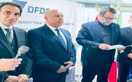 كامل الوزير وبسام راضي يُشاركان في تدشين خط الرورو بحضور نائب رئيس الوزراء الإيطالي