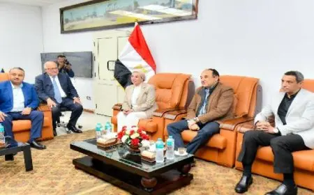 وزيرا قطاع الأعمال والبيئة يعقدان لقاء موسعا مع محافظ السويس ونواب البرلمان