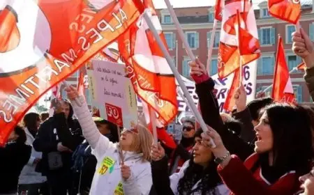 مظاهرات وإضرابات في قطاعات حيوية تعصف بفرنسا