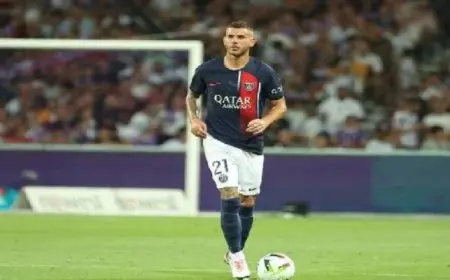 باريس سان جيرمان يعلن تعافي مدافعه لوكاس هيرنانديز وعودته للتدريبات الجماعية