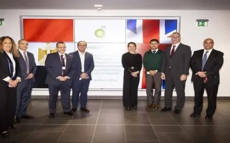 وزير البترول يزور مقر الشركة بريتش بتروليوم العالمية بالمملكة المتحدة