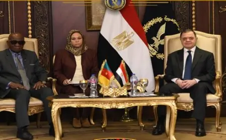 وزير الداخلية يبحث التعاون المشترك مع المندوب العام للأمن الوطني بالكاميرون