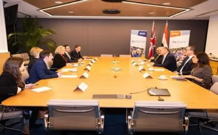 بال .. وزير البترول يزور مقر شركة هاربور إنيرجي في لندن