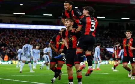 بورنموث ينتصر على توتنهام 1-0 في الدوري الإنجليزي