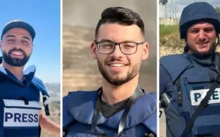 الاحتلال الإسرائيلي يعتقل ثلاثة صحفيين وينكل بآخرين قرب بلدة سنجل شمال رام الله