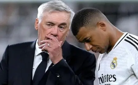 أنشيلوتي لمبابي: الأمور ستتحسن عاجلا أم آجلا