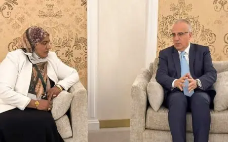 وزير الرى يلتقى أمين عام المجلس الأعلى للبيئة والموارد الطبيعية بجمهورية السودان ضمن فعاليات مؤتمر COP16 بالرياض