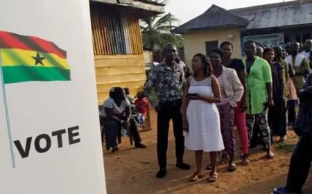 بدء التصويت في الانتخابات التشريعية والرئاسية في غانا
